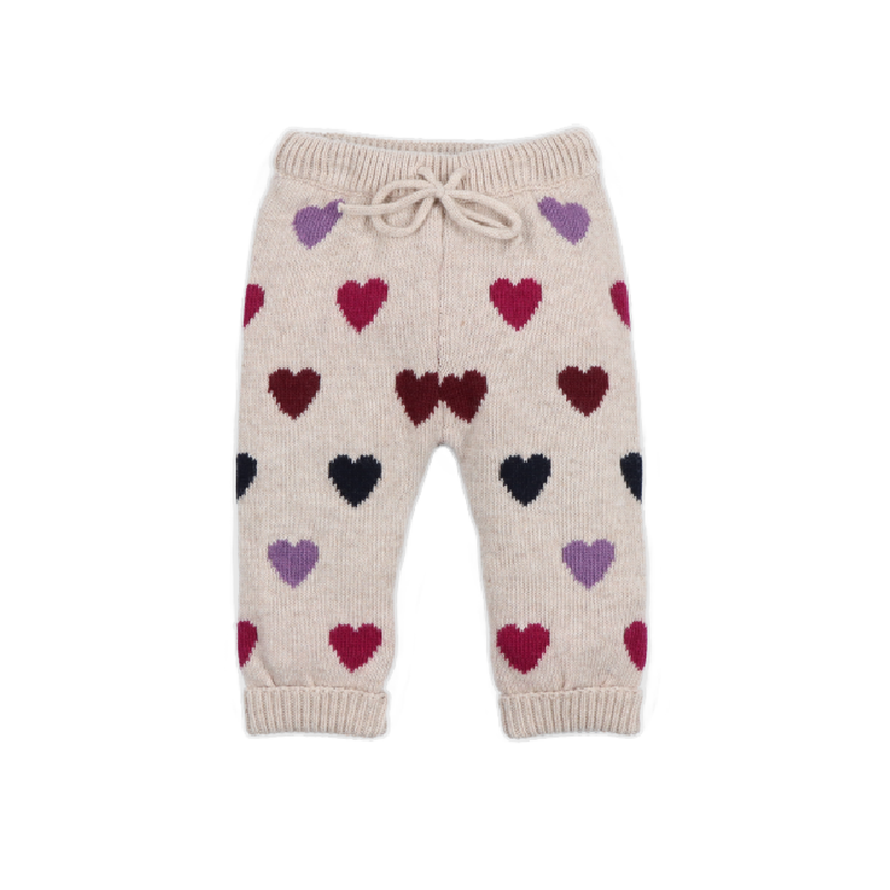 the new society cora baby pant hearts