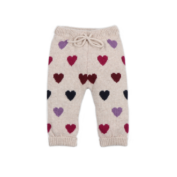 the new society cora baby pant hearts