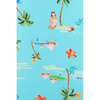 seafolly isla palm frill baby swim sunsuit palm blue