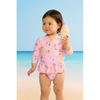 seafolly lemon lime flounce baby swim sunsuit