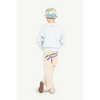 the animals observatory shark kids sweatshirt soft blue
