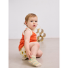 bobo choses sunflower terry cloth baby tank top red