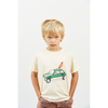 arsene & les pipelettes car t-shirt ecru