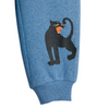 mini rodini panther sp melange sweatpants blue