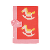 bobo choses rocking horse knitted gift set pink