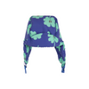 bobo choses lucky clover all over padded baby chapka blue