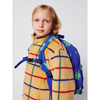 bobo choses color stripes sheepskin jacket beige
