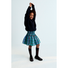 the new society lidia skirt infinite navy check
