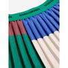 bobo choses color block pleated woven skirt multicolor