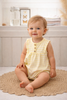 1+ in the family cinnia baby romper pastel yellow