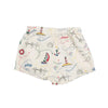 the new society clove baby shorts clove print