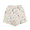 the new society clove bermuda shorts clove print