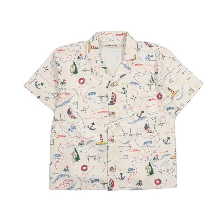 the new society clove shirt clove print