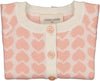 louis louise gulsah baby cardigan cream/pink
