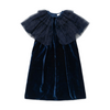 louis louise fairy cape dress blue
