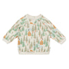 arsene & les pipelettes baby sweatshirt forest