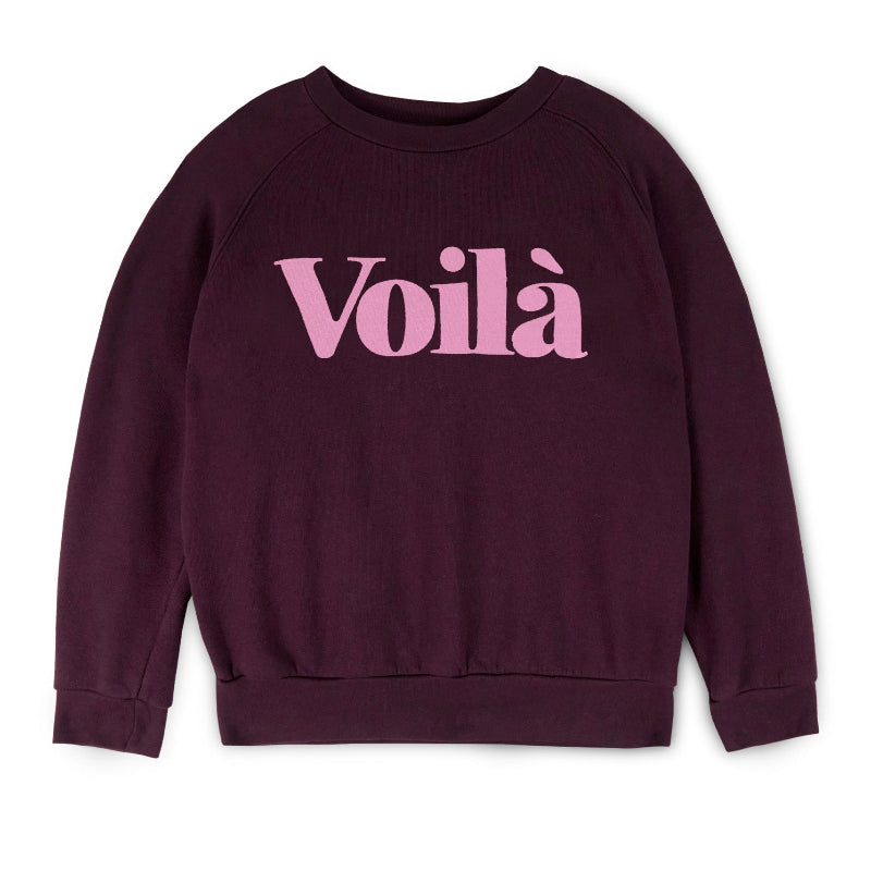 mipounet viola sweatshirt aubergine