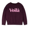 mipounet viola sweatshirt aubergine