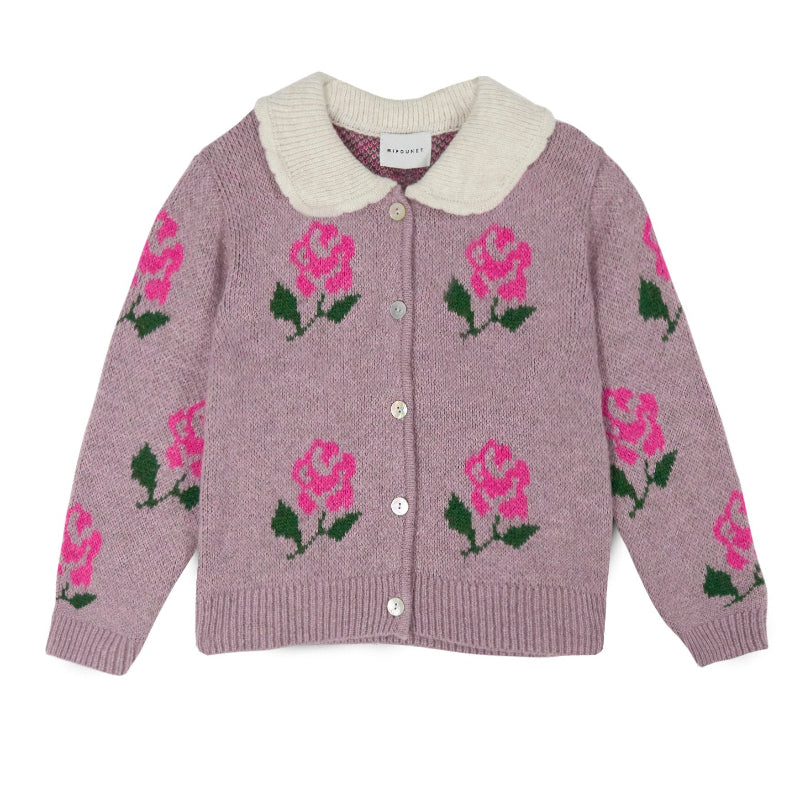 mipounet rosalina cardigan mauve