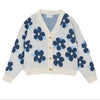 mipounet vivana cardigan ecru/blue