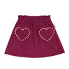 mipounet clotilde velvet skirt magenta