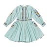 lali blair dress blue haze