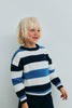 the new society celiosa sweater summer midnight stripes