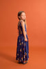 maison mangostan blossom dress blue