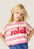 mipounet soleil t-shirt pink/ecru