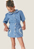 mipounet louise denim shirt light blue