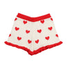 the new society maqui knit shorts hearts