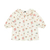 bonton d'amour floral baby dress ecru