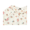 bonton d'amour floral baby dress ecru