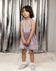 mini rodini starfall aop woven dress purple