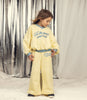 mini rodini to the moon emb sweatpants yellow