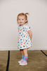 mini rodini flowers aop picot edge pointelle dress multi