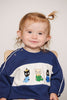mini rodini mini babies panel sweatshirt blue