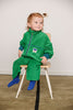 mini rodini table tennis patch terry cardigan green