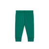 bonton tino organic baby leggings green