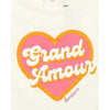 bonton grand amour baby t-shirt cream