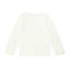 bonton noeud long sleeve t-shirt cream back