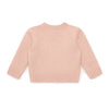 bonton misty heart baby sweater anemone