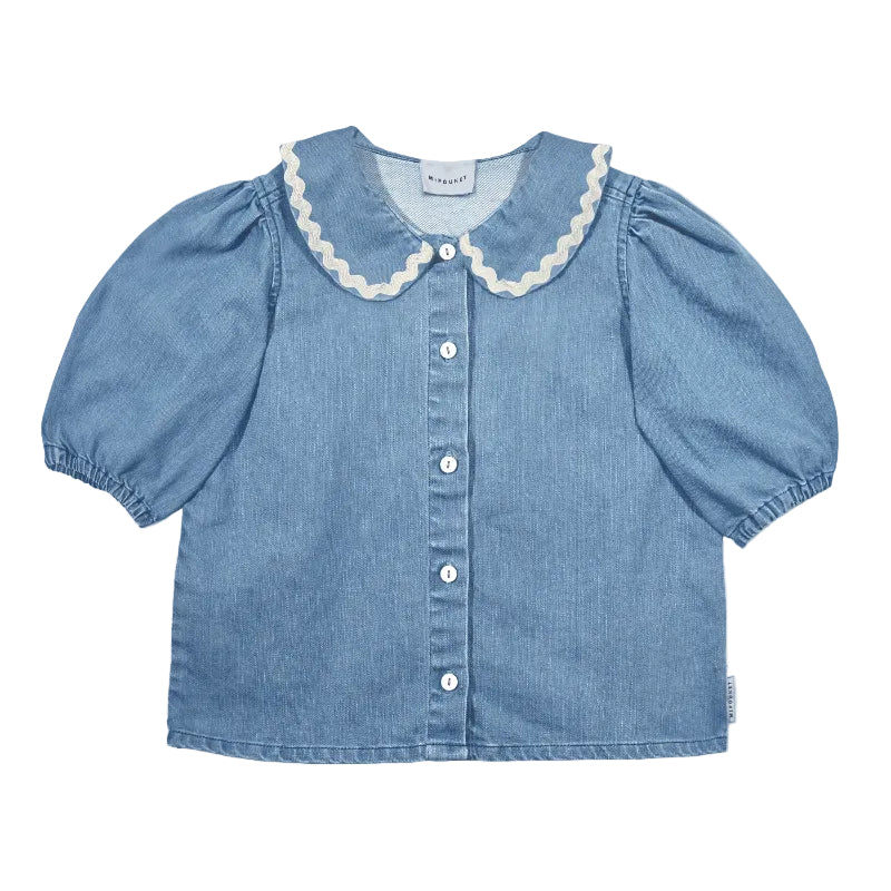 mipounet louise denim shirt