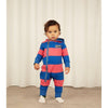 mini rodini pink and blue stripe onesie