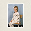 mini rodini dots aop dog long sleeve tee off-white