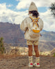 mini rodini owl emb mini backpack off white