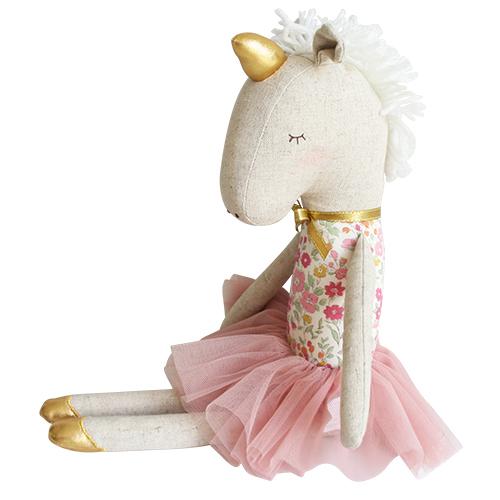 alimrose yvette unicorn doll rose garden