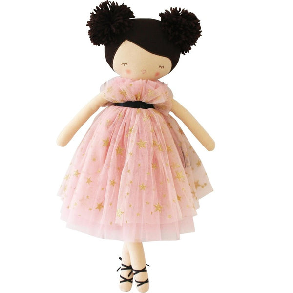 alimrose halle ballerina doll strawberry brunette