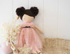 alimrose halle ballerina doll strawberry brunette