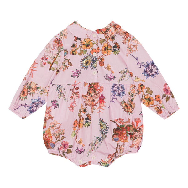 christina rohde baby romper pink floral